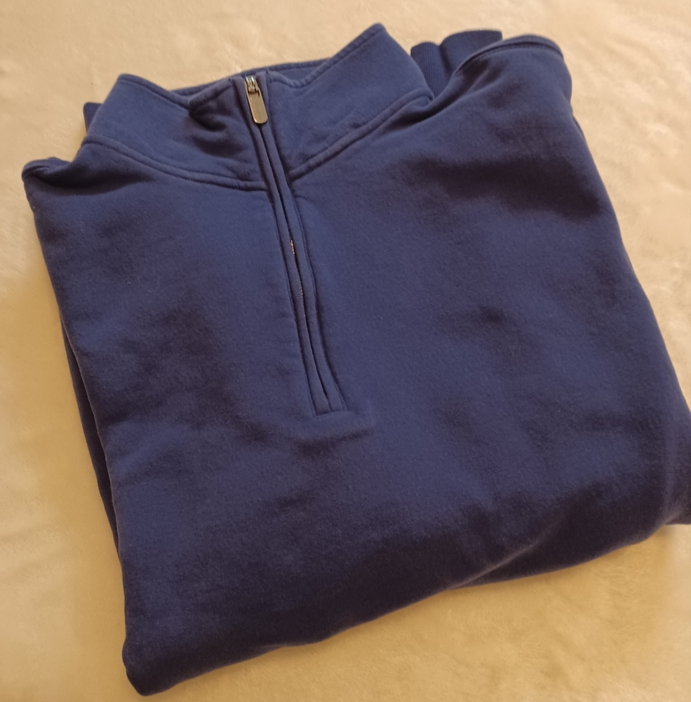Athleta Blue 1/4 Zip Up Sweatshirt